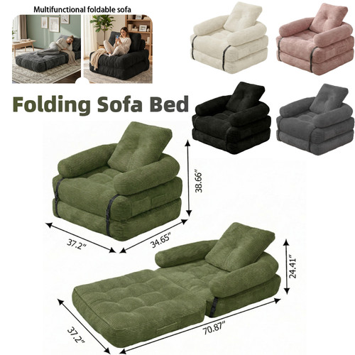 Folding sleeper sofa - sofa, bed