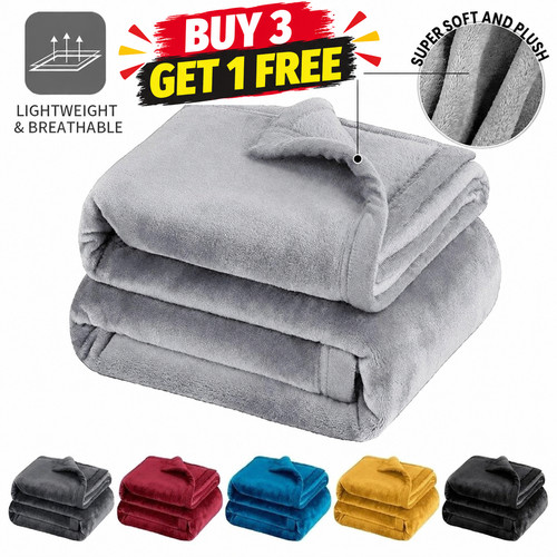 Large plush fleece - plush, throw
