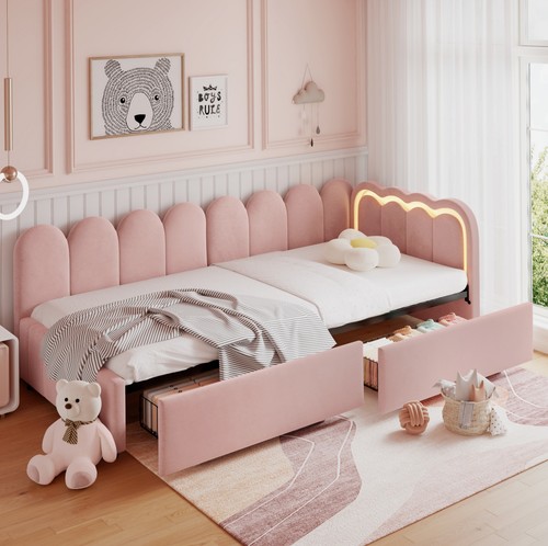 Daybed velvet sofa - daybed, with