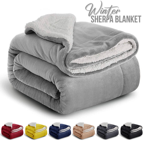 Large sherpa fleece - fleece, blanket