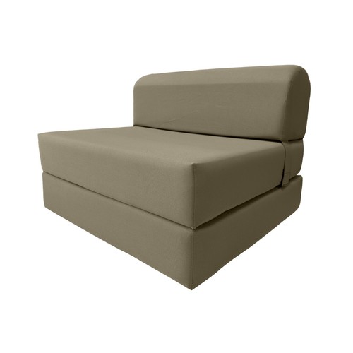 Tan sleeper chair folding - tan, foam
