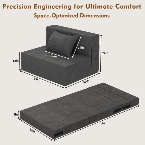 Convertible folding sofa bed - convertible,