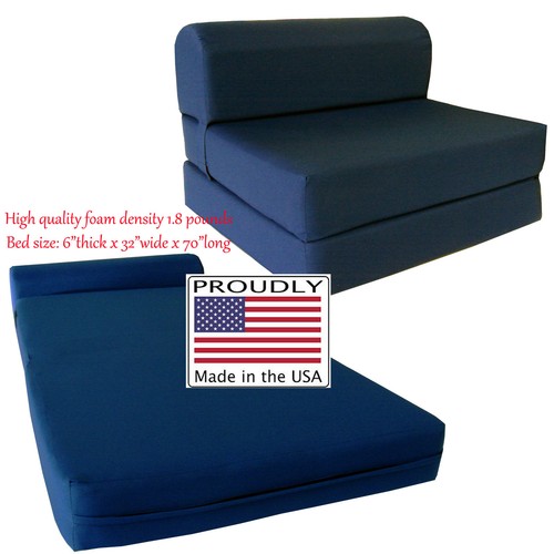 Twin 6x36x70 flip chair - 6x36x70,