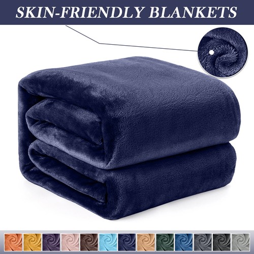Extra large thick mink blanket - large,