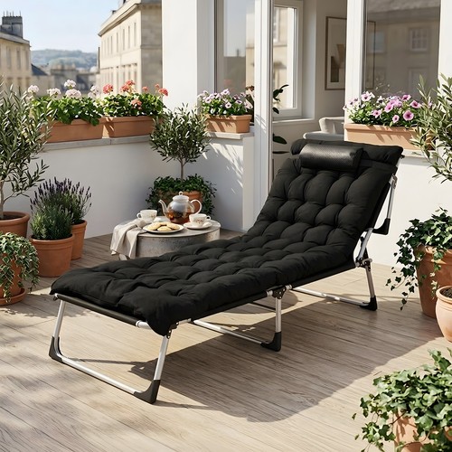 Single folding bed - sun, lounger