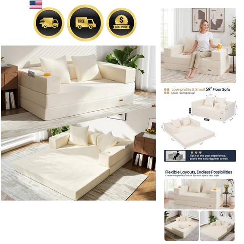 Futon sofa bed convertible - sofa,