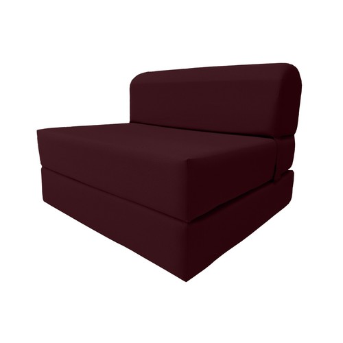 Burgundy sleeper chair - burgundy,